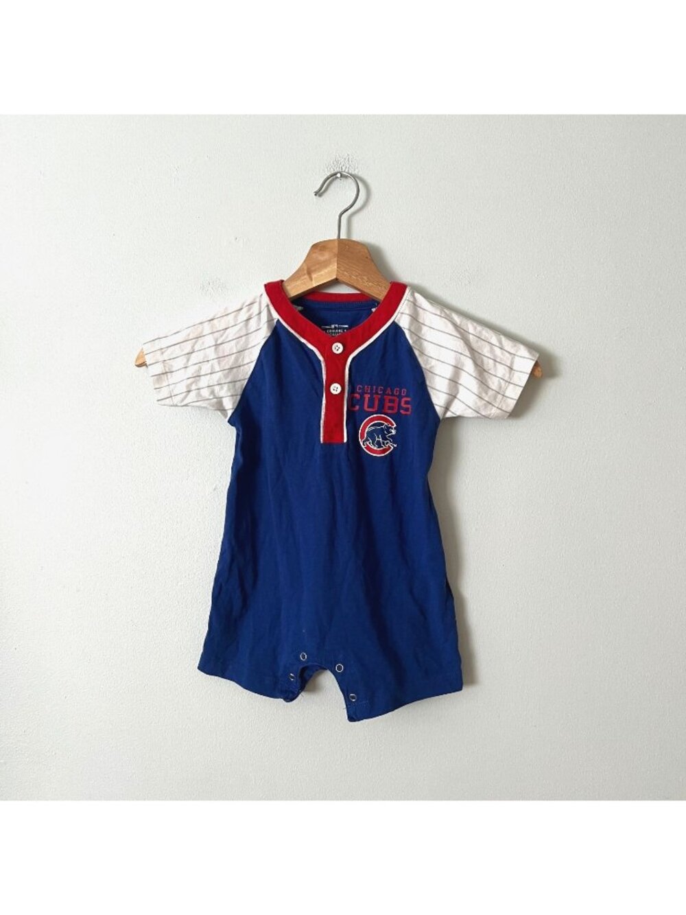 Chicago Cubs Genuine Merchandise Jersey One Piece Romper Toddler Size 18 Months